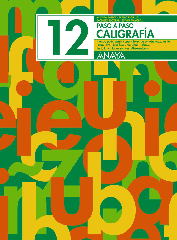 Caligrafa 12 Paso a Paso Primaria