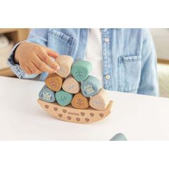 Juego Equilibrio Búho de corcho