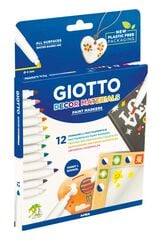 Rotuladores Giotto Decor Materials 12 colores