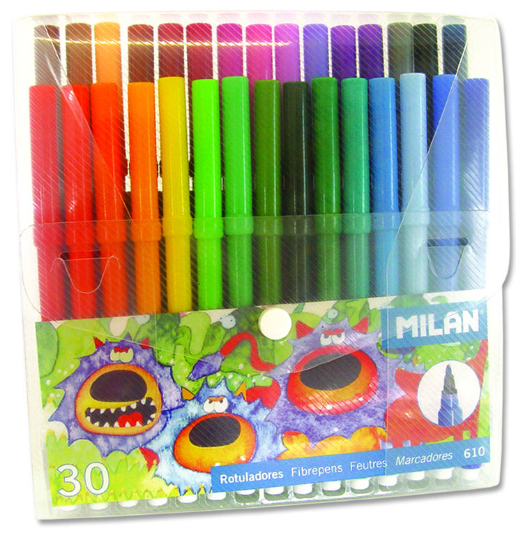 Rotuladores Milan 30 colores