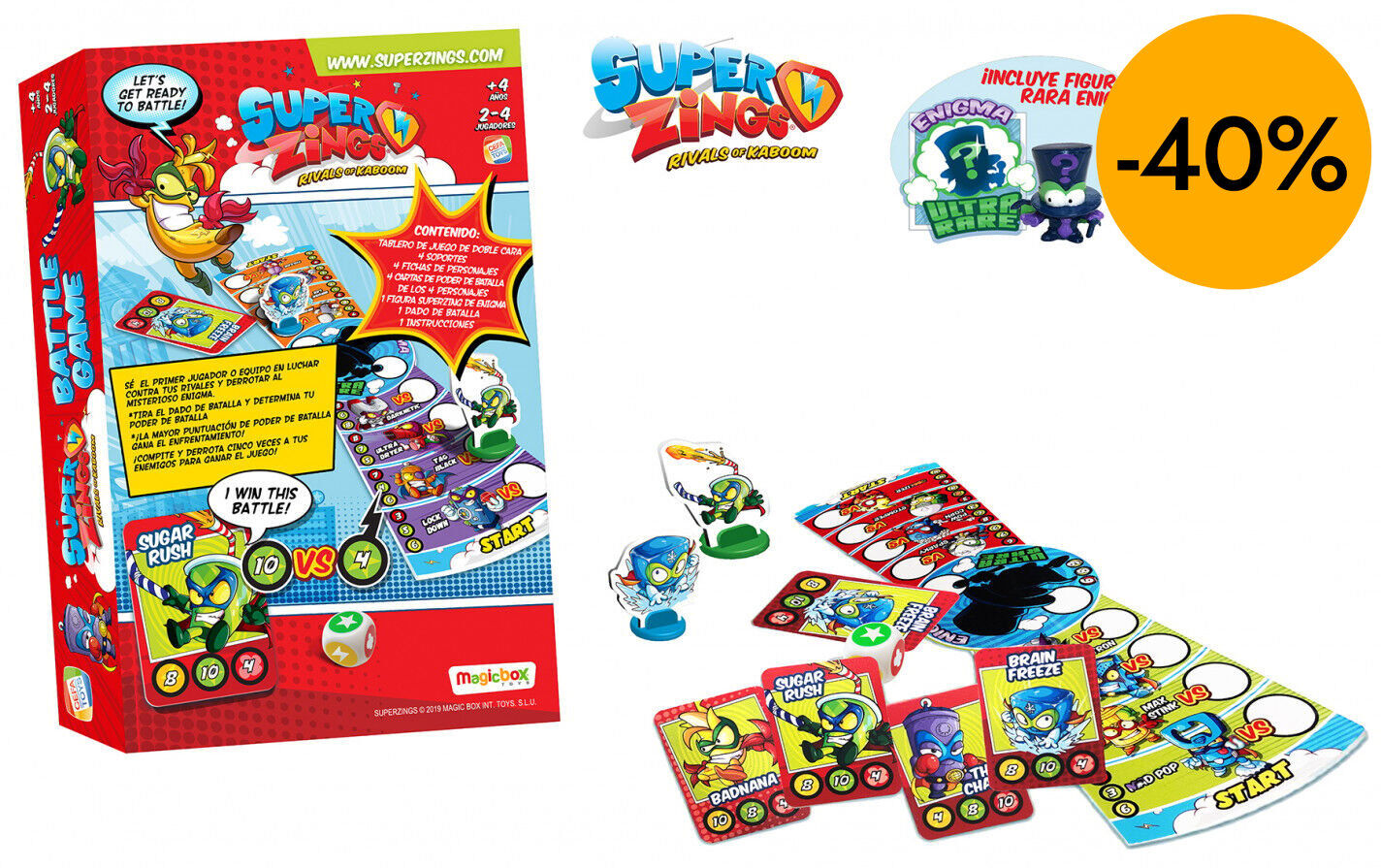 Superzing enigma + 1 figura Cefa