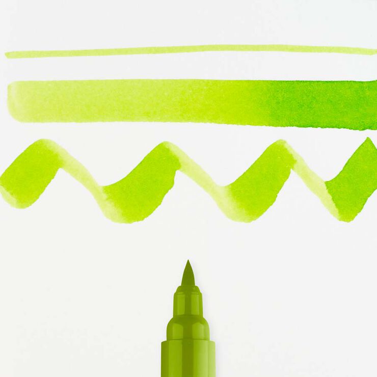 Retolador Ecoline Brush Pen verd herba 676
