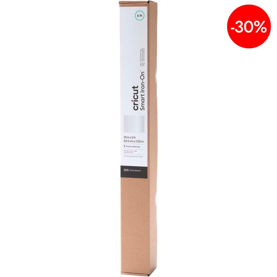 Cricut Venture Smart Iron-On blanco 63,5x152