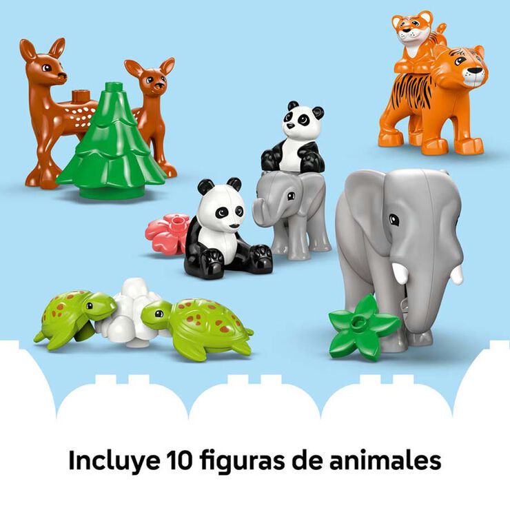 LEGO® DUPLO Town Famílies de la Fauna Salvatge “3 en 1” 10446