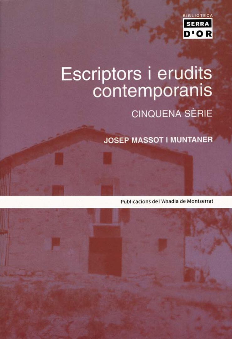 Escriptors i erudits contemporanis. Cinquena sèrie