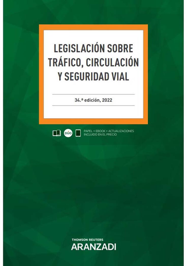 Legislación sobre Tráfico, Circulación y Seguridad Vial (Papel + e-book)