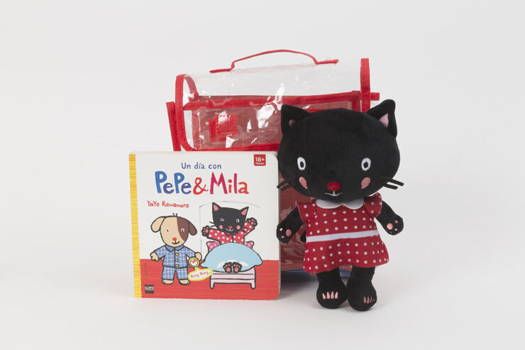 Pack Un día con Pepe y Mila + Muñeco de Mila