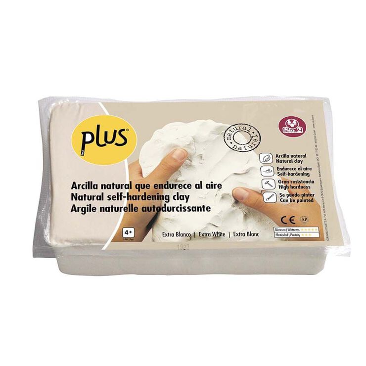 Barro endurecible Sio-2 Plus 1,5kg blanco