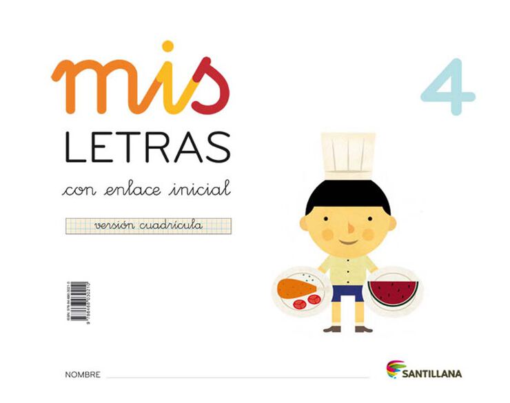 Mis Letras 4 Cuadrícula Pack Infantil 4 años