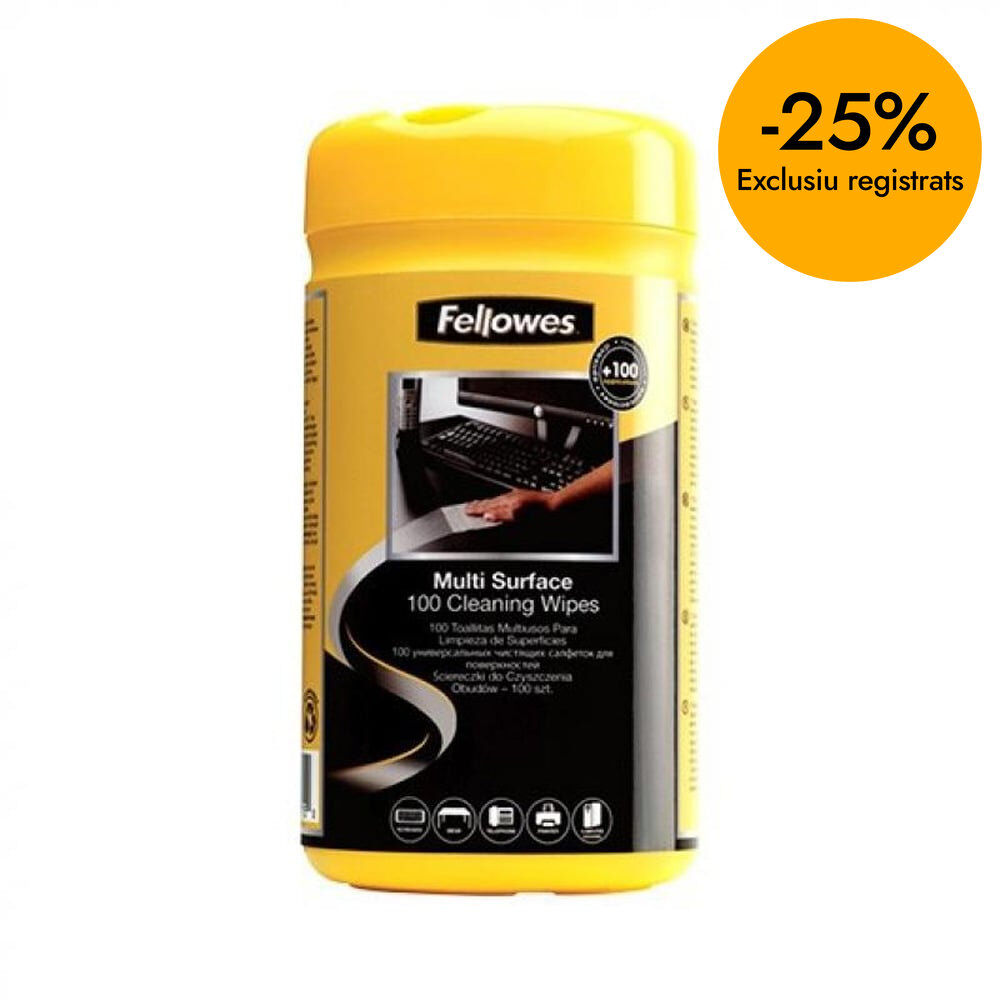 Toallitas Ordenador Limpieza&nbsp;Fellowes