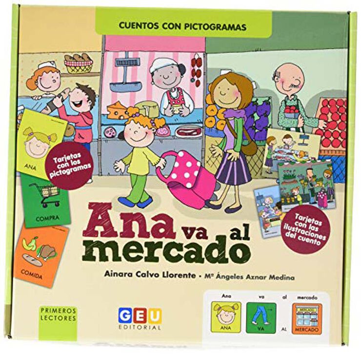 Ana va al mercado · Cuento con pictogramas