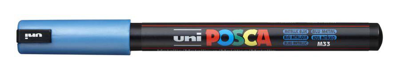 Retolador Posca PC-1MR 0,7mm blau metall