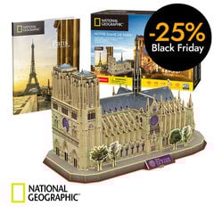 Puzle 3D 128 piezas notre Dame National Geographic
