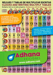 RELOJES / TABLAS MULTIPLICAR ESCRITAS 8436005171025 Primaria Alfaomega 8436005171025 RELOJES / TABLAS MULTIPLICAR ESCRITAS 8436005171025 Primaria Alfaomega 8436005171025