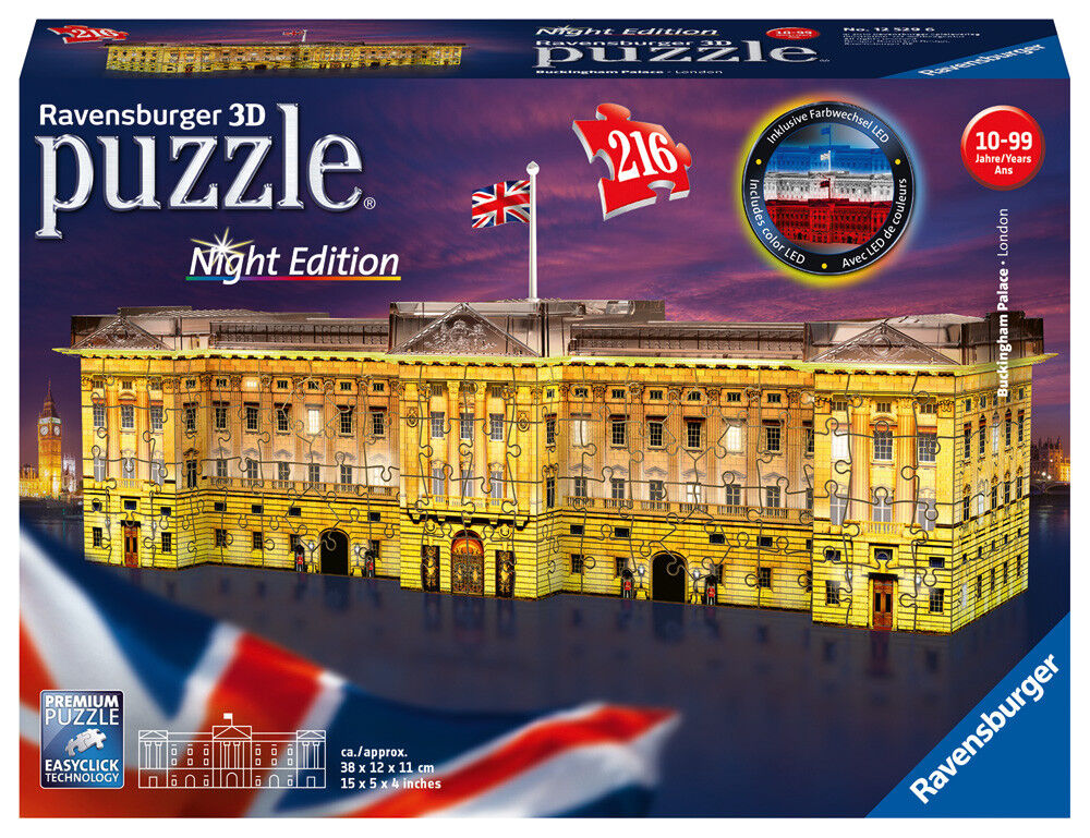 Puzle Ravensburger Buckingham noche