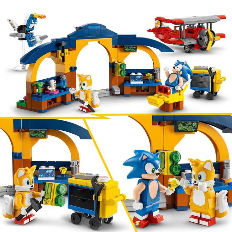 LEGO® Sonic the Hedgehog Taller y Avión Tornado de Tails 76991