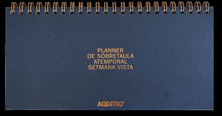 Planificador Mesa Additio Semana Vista Atemporal Catal&aacute;n