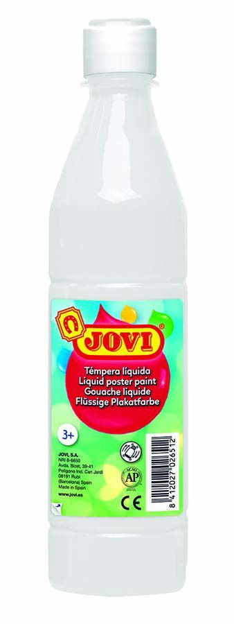 T&eacute;mpera preparada Jovi Blanco 500 ml 12 unidades