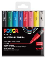 Retoladors Posca PC-1M 0,7mm basic 8 colors Retoladors Posca PC-1M 0,7mm basic 8 colors