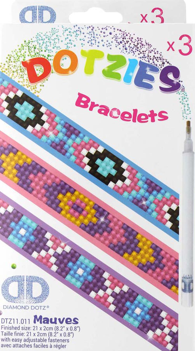 Dotzies Pulseras Mauves 3u