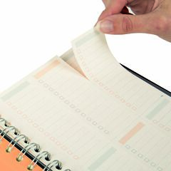 Agenda Finocam 16M Tempus 1/4 Sem/Vista Vertical Castellano 2026-27 Negro
