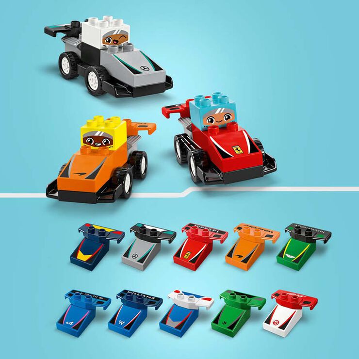 LEGO® DUPLO Town Coches de Carreras y Pilotos del Equipo de F1® 10445