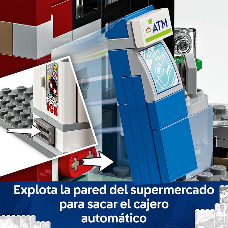 LEGO® Super Herois Multivers Aràcnid: Miles Morales vs. Taca 76311