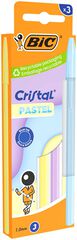 Bol&iacute;graf Bic Cristal Pastel 3u blau/lila/groc