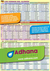 L&aacute;mina de alem&aacute;n. Verbos