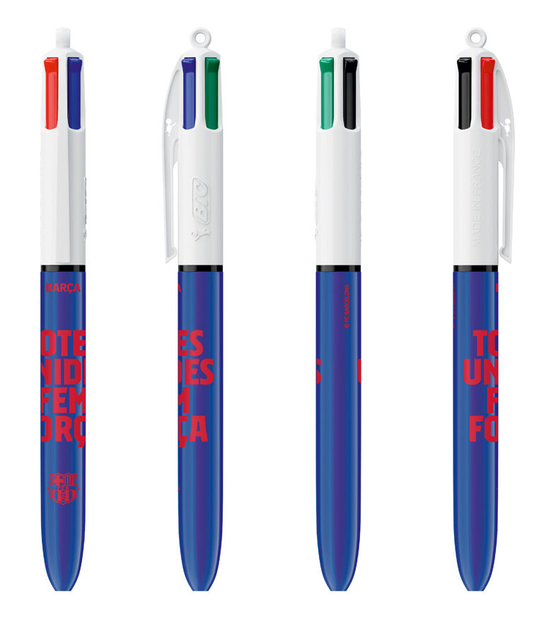 Bol&iacute;grafo Bic 4 Colores Bar&ccedil;a Femenino