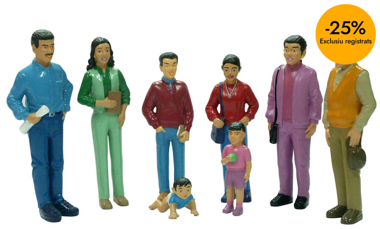 FIgures Amics del m&oacute;n fam&iacute;lia llatinoamericana