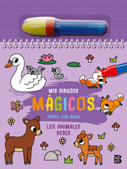 Pinto con agua - Los animales bebés