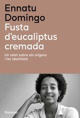 Fusta d'eucaliptus cremada