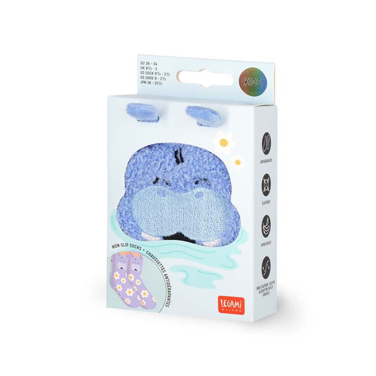 Mitjons antilliscants infantil Legami Hippo