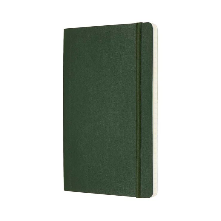 Libreta Moleskine Soft L Verde Oscuro Raya