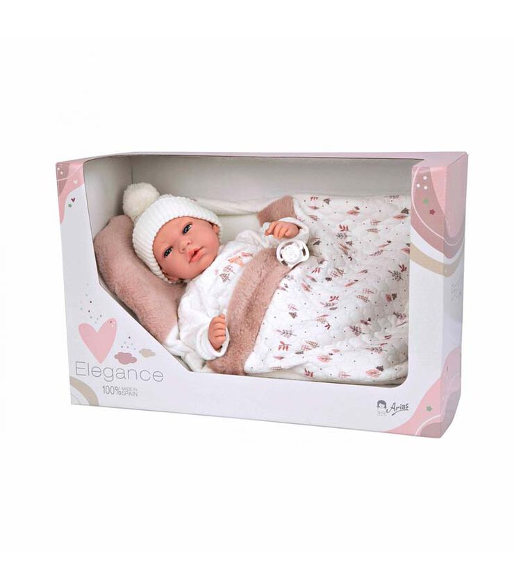 Nino Andie Rosa Amb Sac 40 Cm