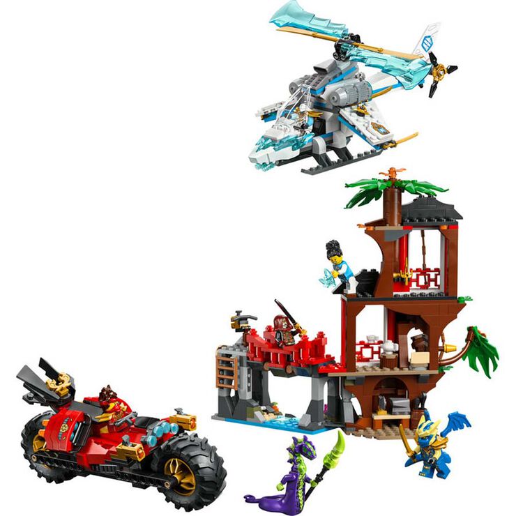 LEGO® Ninjago Batalla de Vehicles Ninja al Costat de la Caseta de l’Arbre 71857