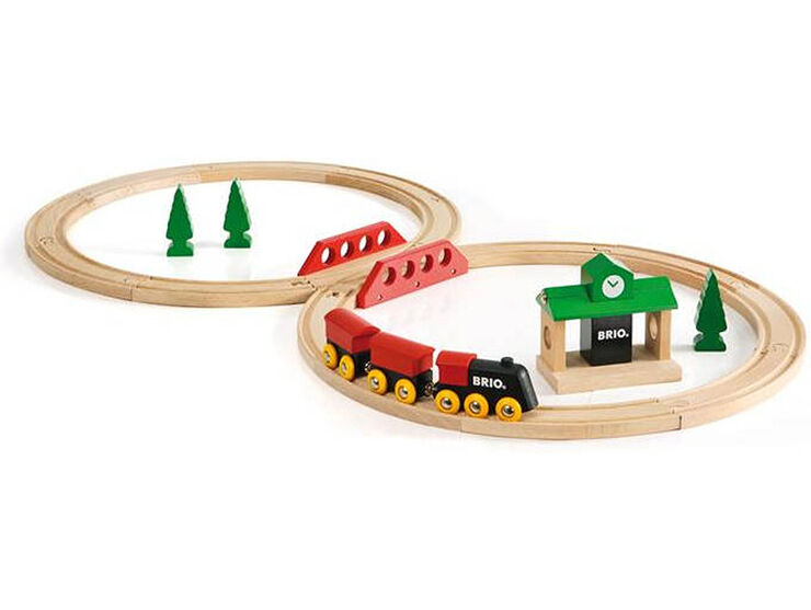 Circuito tren madera Forma de 8