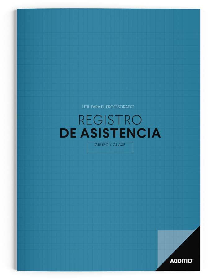 Cuaderno Registro Asistencia Additio castellano