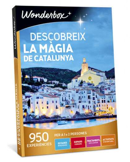 Pack de experiencia Wonderbox Descobreix la mgia de Catalunya 2017-2018