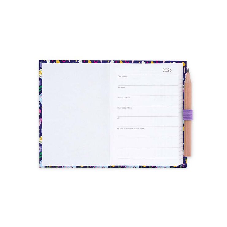 Agenda Legami Mini 2día/pág mult 2026 Butterfly