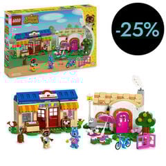 LEGO® Animal Crossing Mininook y casa de Minina 77050