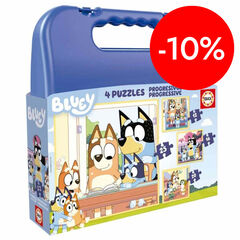 Puzle Progresivos 12-16-20-25 piezas Bluey