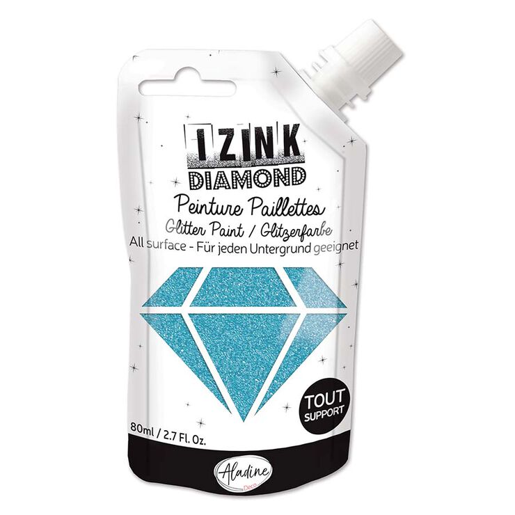 Pintura Izink Diamond Aladine blau clar