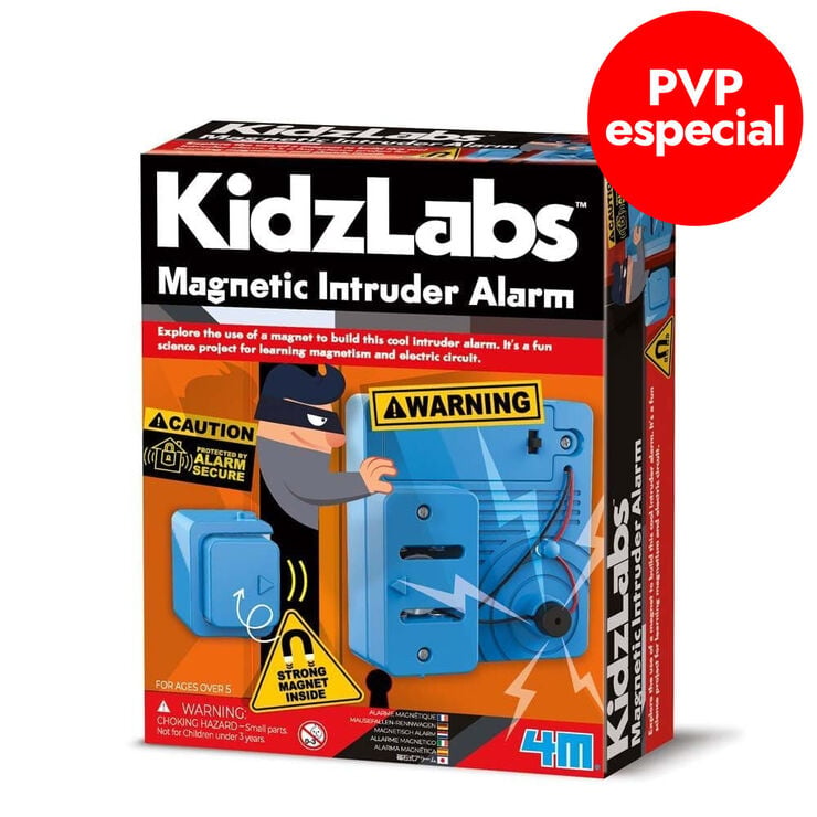 4M Intruder Kidzlabs Alarma magn&egrave;tica per a intrusos