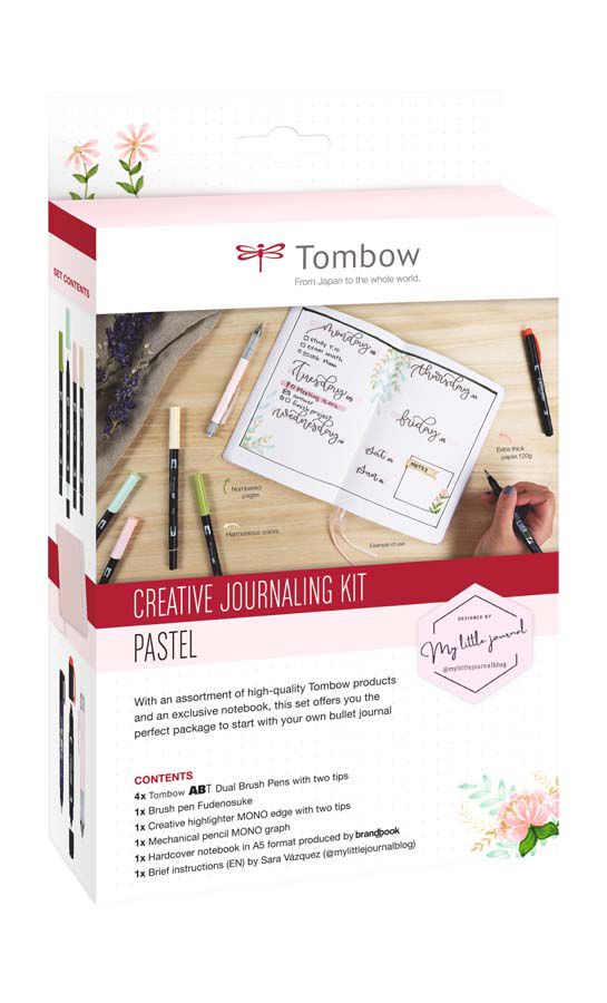 Set Creatiu Journal Tombow Pastel