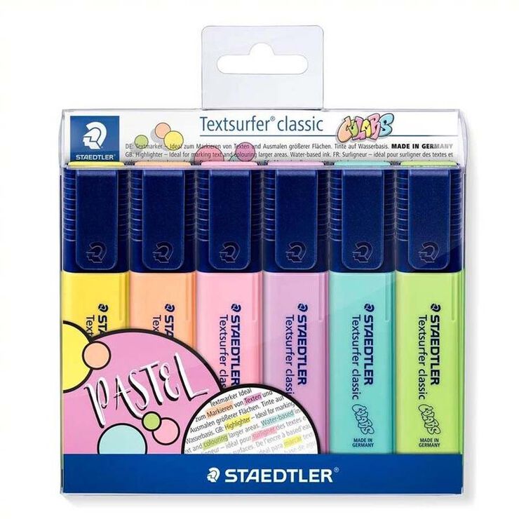 Set de Escritorio con 18 Marcadores swing cool Pastel STABILO Multicolor ·  STABILO · El Corte Inglés