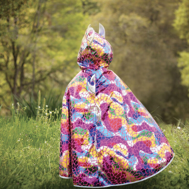 Capa&nbsp;Reversible Drag&oacute;n y Caballero De 5 a 6 a&ntilde;os Plata