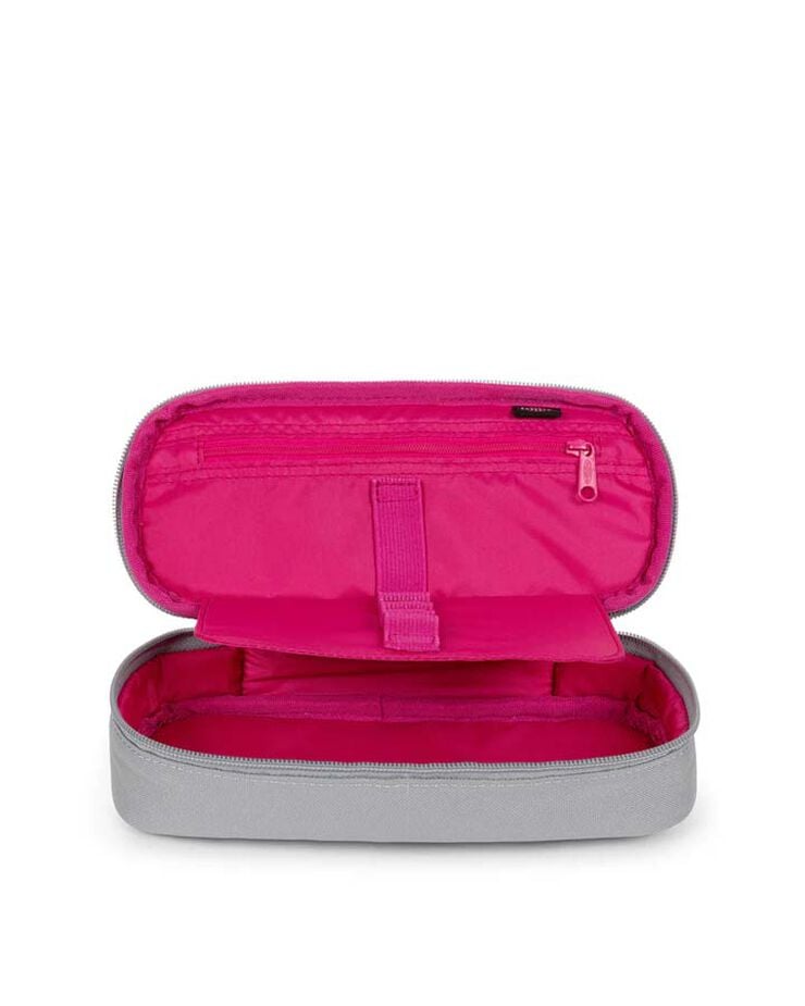 Estuche Oval Single Kontrast Grey Pink
