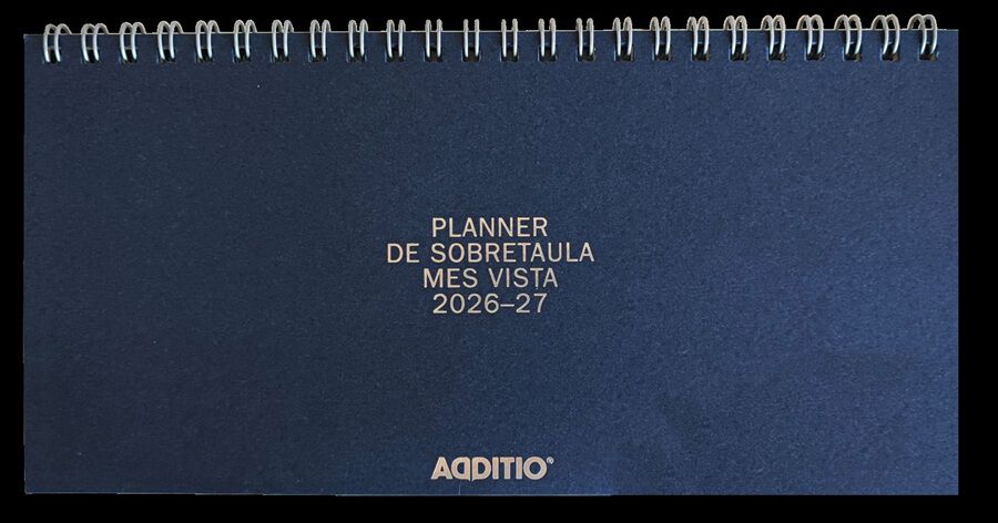 Planificador Mesa Additio Mensual 2026-2027 Catal&aacute;n